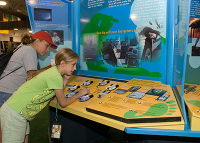 Climate change exhibit at Indiana State Fair