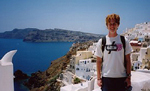 Jolene Hurt in Santorini Greece
