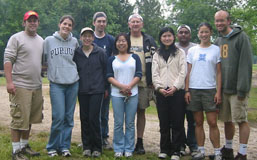 insect collecting group photo